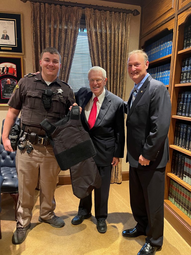 Bloomington Sheriff’s Department Receives Donation for Vest Revamp